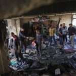 மக்கள் கூடாரங்கள்மீது ஏவுகணைத் தாக்குதல்