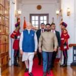 பிரதமர் மோடிக்கு உற்சாக வரவேற்பு