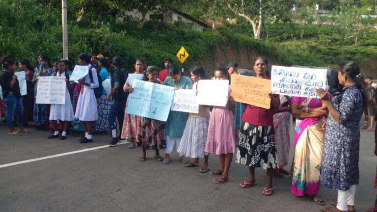 கசிப்பு வியாபாரத்தை நிறுத்துமாறு ஆர்ப்பாட்டம்