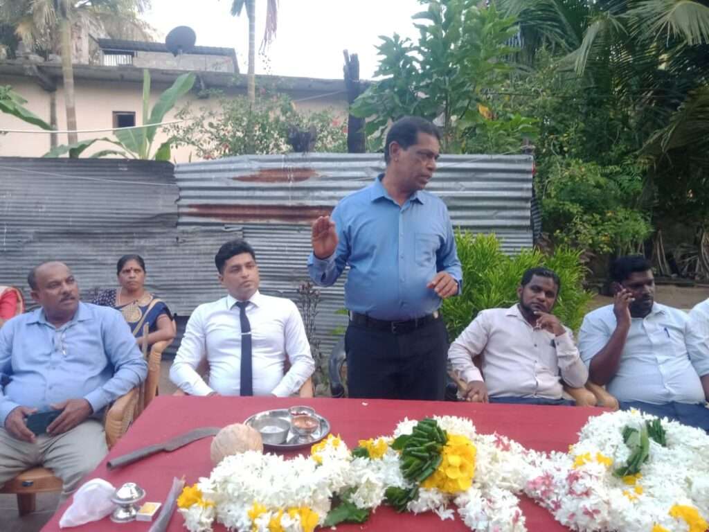 திருக்கோவிலில் புதிய வீட்டுக்கான அடிக்கல்