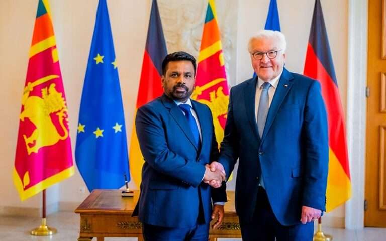 ஜனாதிபதி ஜெர்மன் ஜனாதிபதியை சந்தித்தார்