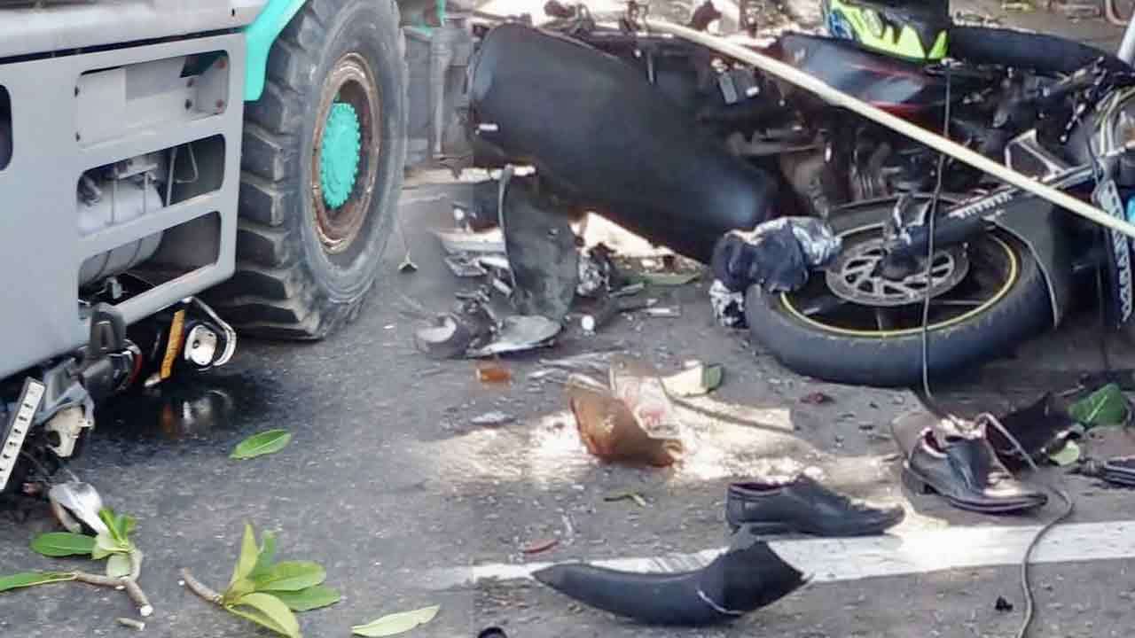 பல வாகனங்கள் மோதிய விபத்தில் ஒருவர் பலி