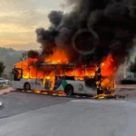 இஸ்ரேலில் இலங்கையர்கள் சென்ற பஸ்ஸில் தீவிபத்து