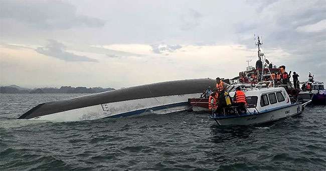 வியட்நாம் படகு விபத்தில் 34பேர் பலி