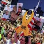 இஸ்ரேலில் பல்லாயிரக் கணக்கானோர் ஆர்ப்பாட்டம்