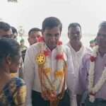 அமைச்சர் ஆனந்த விஜேபால பூநகரி பிள்ளையார் ஆலயத்திற்கு விஜயம்