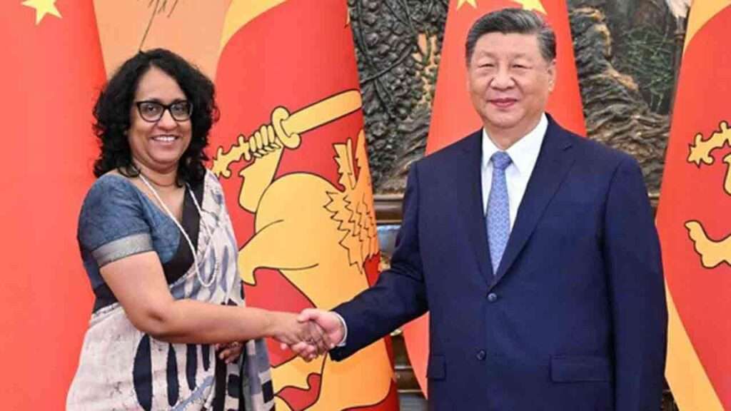 சீன ஜனாதிபதியும் இலங்கைப் பிரதமரும் சந்திப்பு