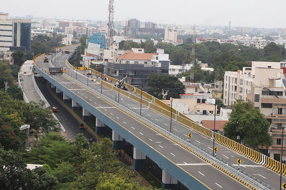 தமிழகத்தின் மிக நீளமான மேம்பாலம்