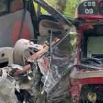 பஸ் லொறி விபத்தில் மூவர் பலி