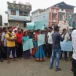 தொழிலாளர்களுக்கு எதிராகக் குரல் கொடுத்தோரின் கொடும்பாவி எரிப்பு