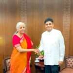 இந்திய நிதியமைச்சர் நிர்மலாவுடன் சஜித் பிரேமதாச சந்திப்பு