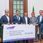 கொழும்பு மேற்கு சர்வதேச முனையம் 100 மில்லியன் ரூபாய் நன்கொடை