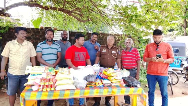 புளியந்தீவு இளைஞர்களால் நிவாரணப் பொருள்கள் சேகரிப்பு