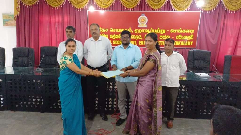 பிரஜா சக்தி வேலைத்திட்டம் மட்டு மாவட்டத்தில் வெற்றிகரம்