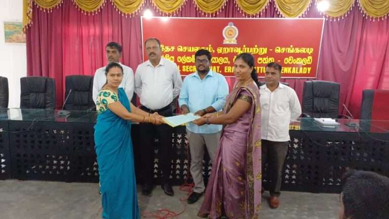 பிரஜா சக்தி வேலைத்திட்டம் மட்டு மாவட்டத்தில் வெற்றிகரம்