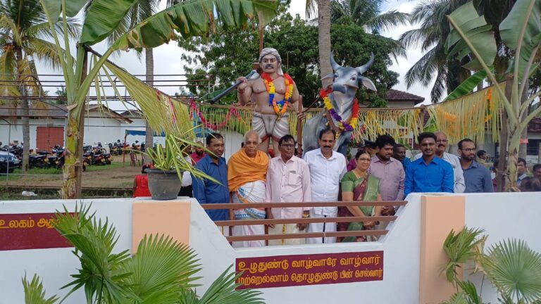 கொக்கட்டிச்சோலையில் உழவர் சிலை திறப்பு