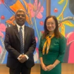 ஜூலி சாங் - பேராசிரியர் கோமிக உடுகமசூரிய இடையே சந்திப்பு