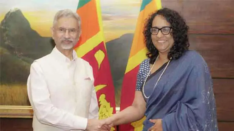அமைச்சர் ஜெய்சங்கர் - பிரதமர் ஹரினி சந்திப்பு