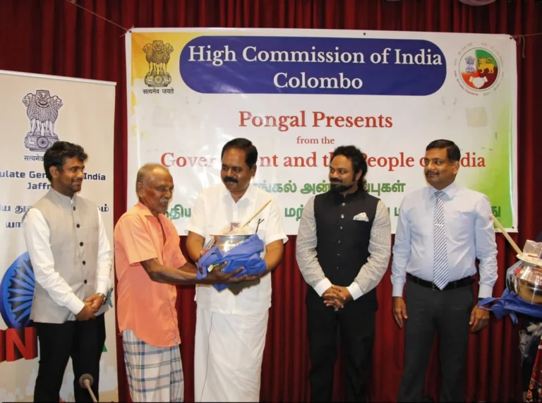 கிளிநொச்சி மக்களுக்கு இந்திய அரசின் பொங்கல் பரிசு