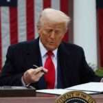 அமெரிக்க அதிபர் டிரம்ப் புதிய 10 வீத வரியை அறிவித்துள்ளார்