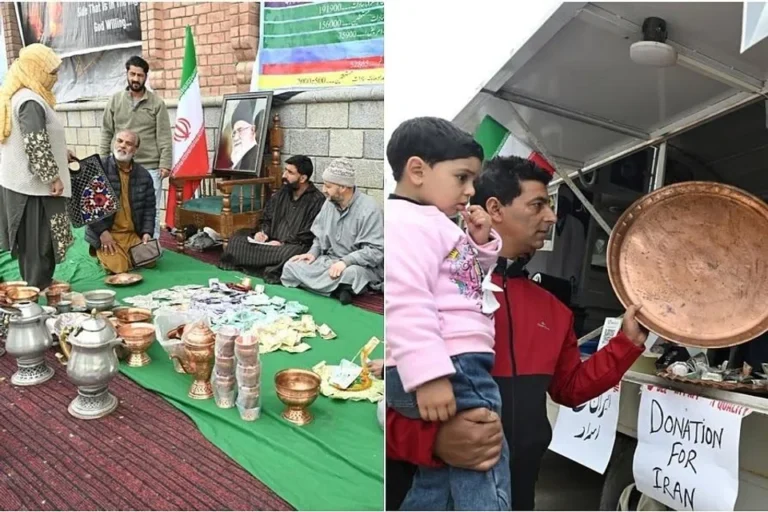ஈரானுக்கு பணம், தங்கம் நன்கொடை வழங்கிய காஷ்மீர் மக்கள்!