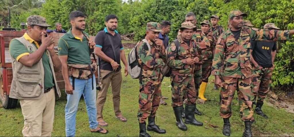 யானைகளைத் துரத்த இராணுவமும் களத்தில் நின்று உதவி