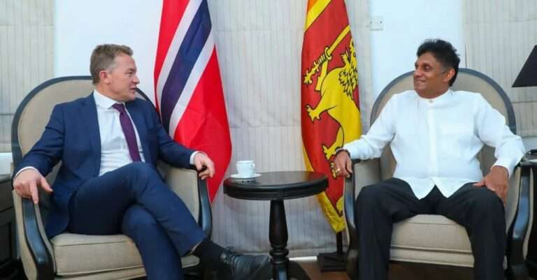 நோர்வே பிரதி வெளிவிவகார அமைச்சர் - சஜித் சந்திப்பு