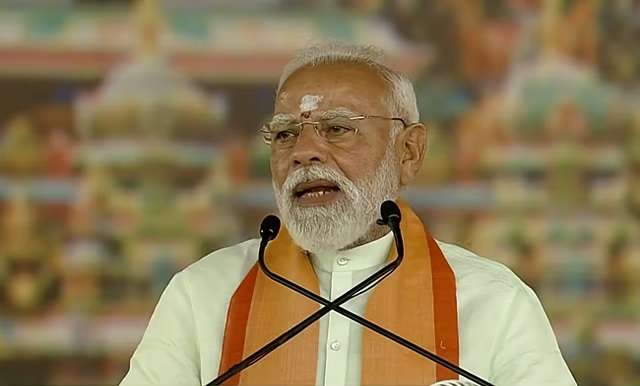 வெற்றிவேல்.. எனக் கூறி உரையைத் தொடங்கிய பிரதமர் மோடி!