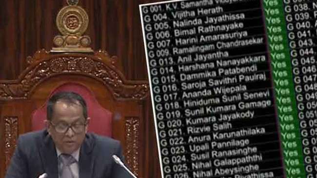 அவசரகால நிலையை நீடிக்கும் பிரேரணை நிறைவேற்றம்