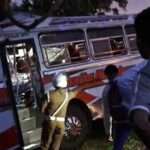 திருமலையில் பஸ் விபத்தில் 22 பயணிகள் காயம்