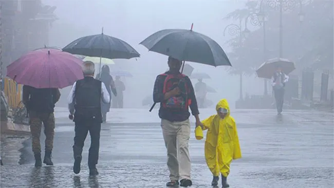 நாட்டின் பல பகுதிகளில் மழை; பலத்த காற்று
