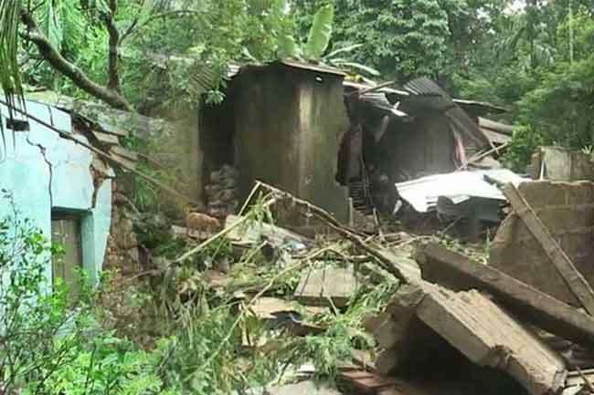 சீரற்ற காலநிலையால் 141 வீடுகள் பகுதியளவில் சேதம்
