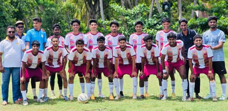 கால்பந்து போட்டியில் யாழ் மண்ணில் எருக்கலம்பிட்டி இளைஞர் சாதனை