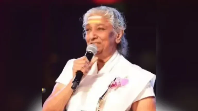பிரபல பாடகி கானக்குயில் எஸ். ஜானகி காலமானார்.