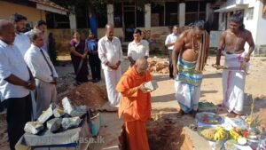 ஆனைப்பந்தி இந்து மகளிர் கல்லூரி புதிய கட்டடத்திற்கு அடிக்கல்