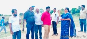 கண்டியனாறு குளத்தை அபிவிருத்தி செய்வதற்கான கள விஜயம்
