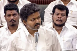 காவிரி உரிமையை ஒருபோதும் விட்டுத்தர முடியாது என்று விஜய் கூறியுள்ளார்.