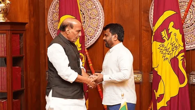 இந்தியப் பாதுகாப்பு அமைச்சர்-ஜனாதிபதி சந்திப்பு