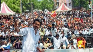 இடைத்தேர்தலுக்காக முதல்வர் விஜய் 4 நாள்கள் பிரசாரம்