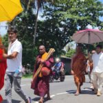 ஞானசார தேரருக்கு ஆதரவான நடை பவனி வரக்காப்பலையை அடைந்தது