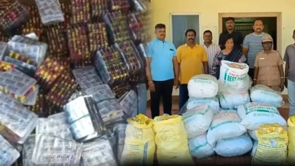 இலங்கைக்குக் கடத்தவிருந்த பெருந் தொகை பொருள் பறிமுதல்!